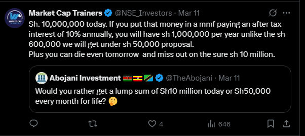 Ksh 10000000 Kenyan shillings